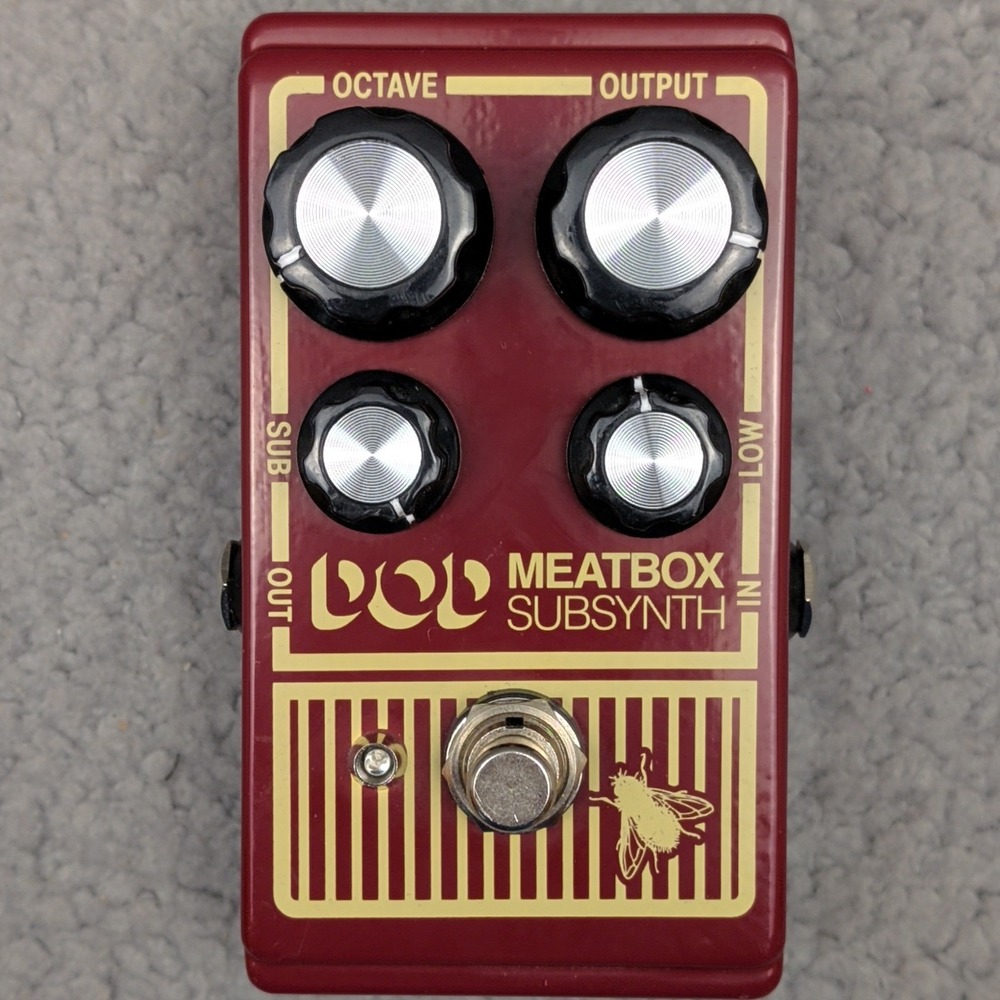 DigiTech DOD Meatbox Subsynth Reissue Octave Synthesizer Bass Effect Pedal